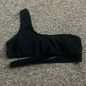 black bikini top